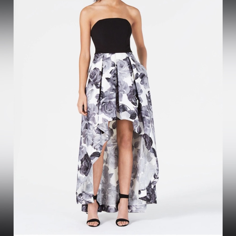 Speechless Monochrome Floral Dress